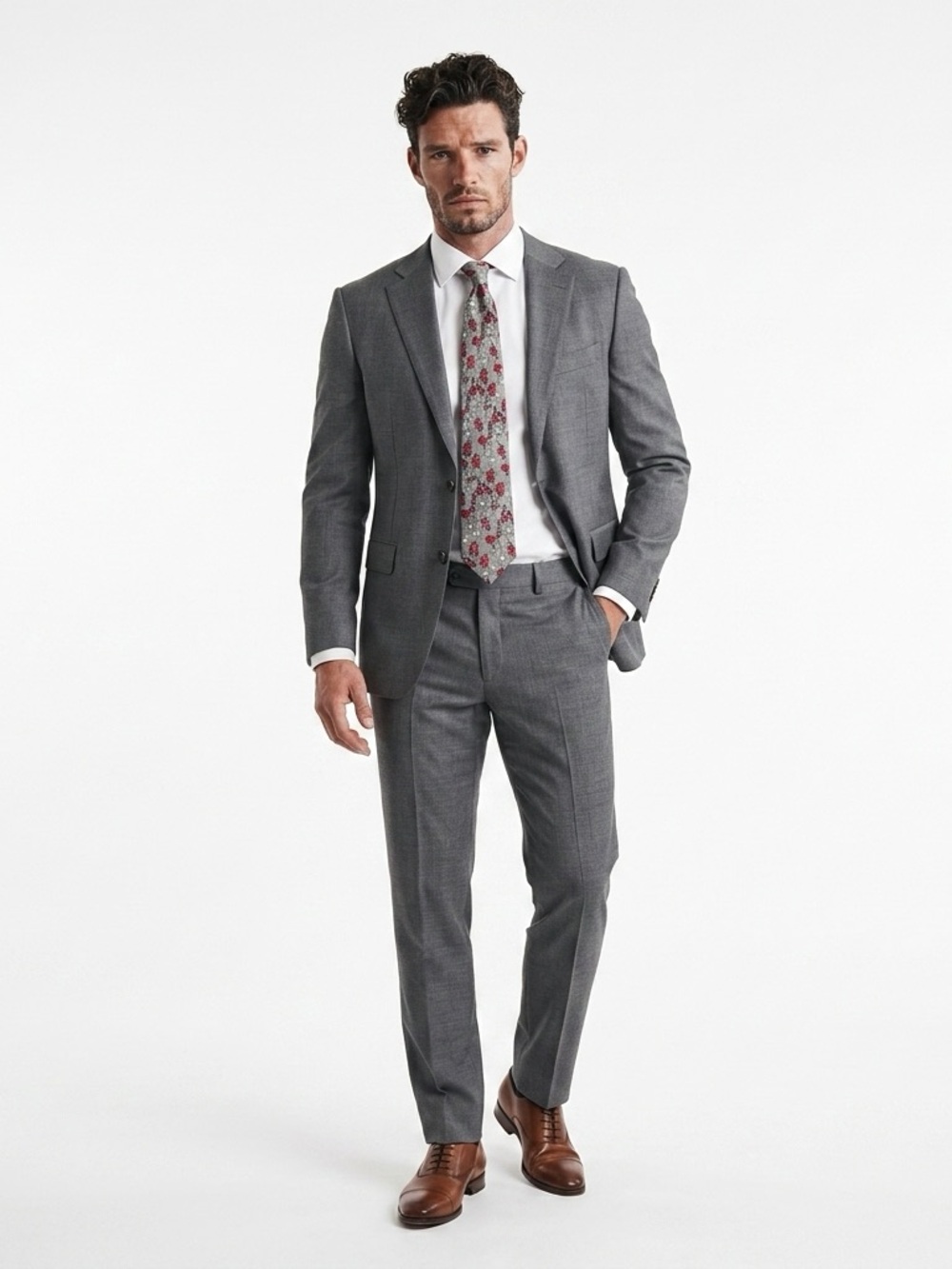 BOSA Monkey Pattern Silk Tie